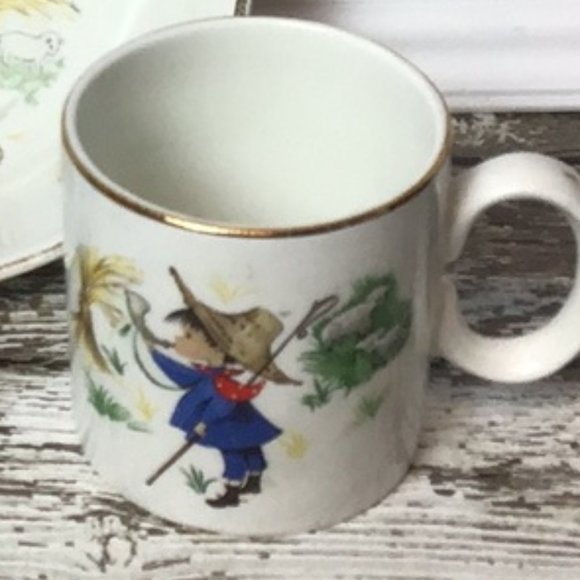 ARKLOW Child's Nursery Rhyme CUP & BOWL SET - Picture 6 of 6